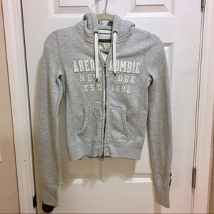 Abercrombie & Fitch Hoodie - Heather Gray